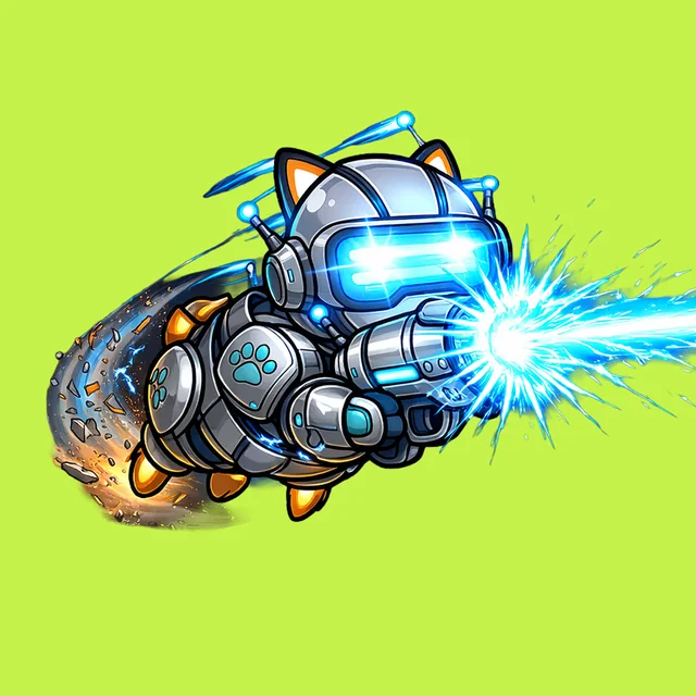 Cyborg Foxy character artwork