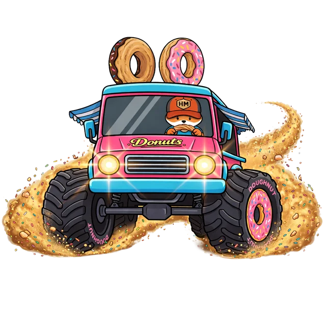 Donut Foxy character artwork