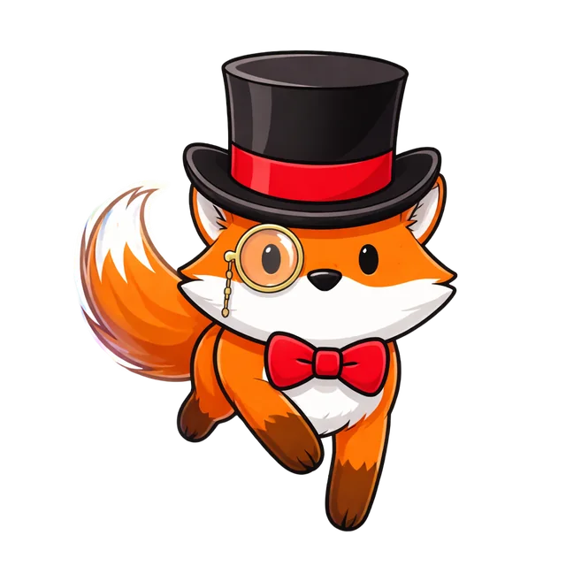 Top Hat Foxy character artwork