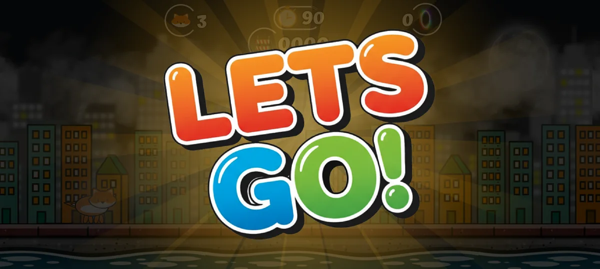 Foxy Run start countdown interface